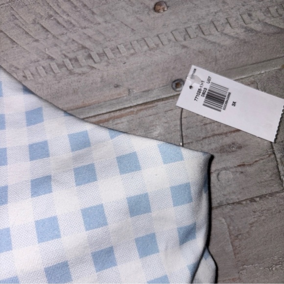 🆕 Old Navy Active Womens Plus 3X Powersoft Built in Bra Athletic Tank Top Blue - Picture 4 of 14